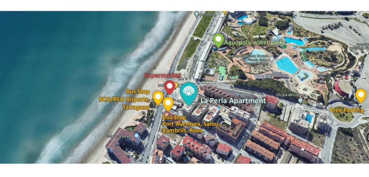 La Perla Apartment, Paradis Park, La Pineda - Atico 1ª Linea - Solarium - Wifi - Piscina 외부 사진
